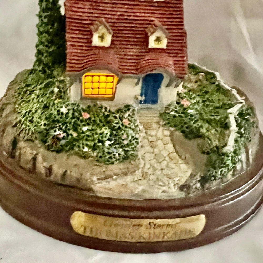 Thomas Kinkade "Clearing Storms" table top sculptures